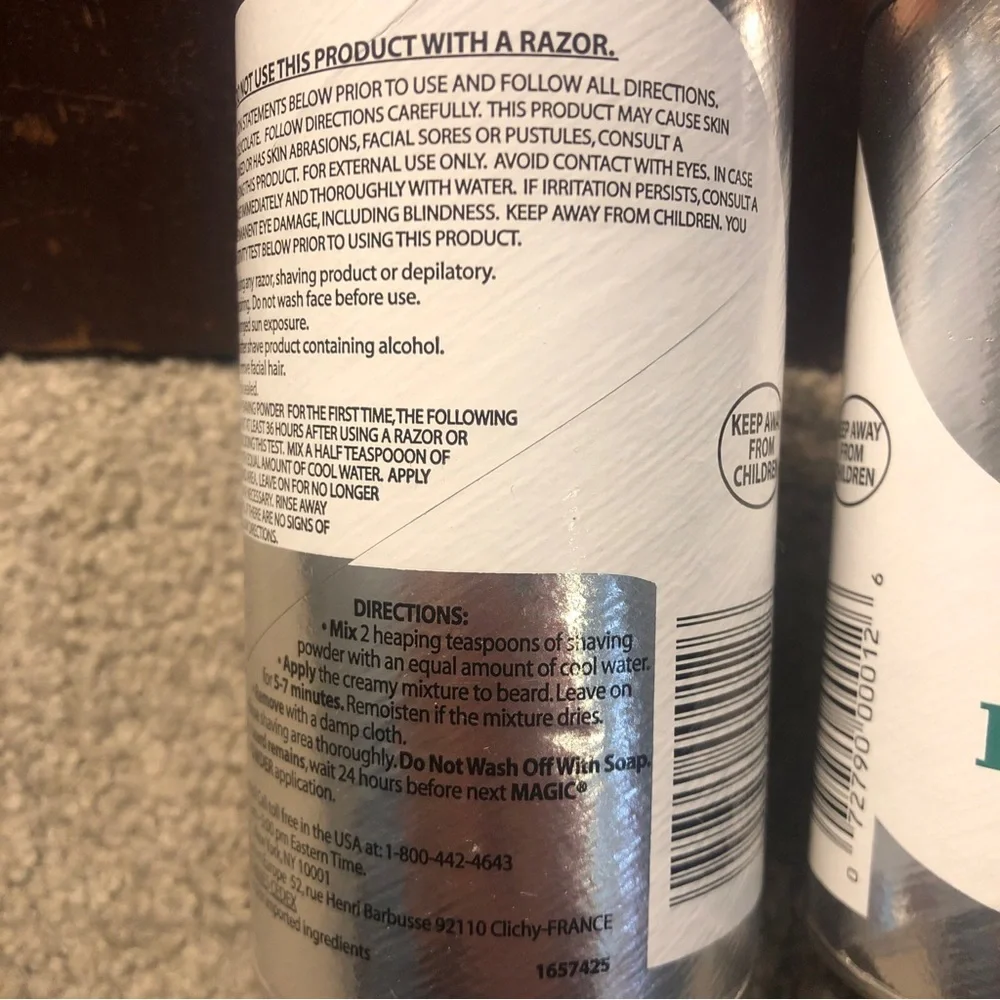 X2 SoftSheen Carson Magic SKIN CONDITIONING Shaving Powder for Razor Bumps 4.5oz